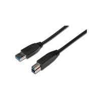 Kabel USB 3.0 ednet [1x USB 3.0 stekker A - 1x USB 3.0 stekker B] 1.8 m Zwart