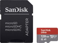 sandisk Micro SDXC 128GB Ultra Mobile U1 A1 100MB/s geheugenkaart + adapter