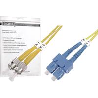 DIGITUS LWL Patchkabel, 2 x ST - SC-Duplex, OS1, 3,0 m