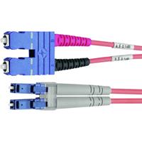 Telegaertner Telegärtner FO Duplex Adaptor Cables 1 stuks end LC Duplex, 2nd end SC Duplex E9/125 2,0 m Glasvezel kabel 2 m