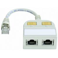 Telegärtner J00029A0011 - Adapter RJ45 8(8) / 2x RJ45 8(8) J00029A0011