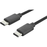 Kabel USB 2.0 Digitus [1x USB 2.0 stekker C - 1x USB 2.0 stekker C] 1.8 m Zwart