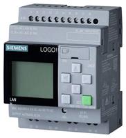 Siemens Logo! 24ce.logic module display pu/i/o: 24v/24v/24v transistor 8di (4ai)/4do