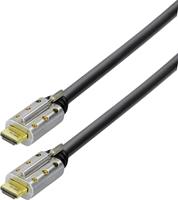 maxtrack HDMI Anschlusskabel [1x HDMI-Stecker - 1x HDMI-Stecker] 10.00m Schwarz