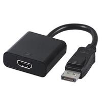 Cablexpert DisplayPort naar HDMI adapterkabel, 10 cm, zwart