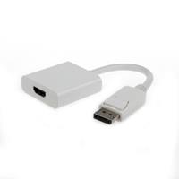 DisplayPort naar HDMI adapterkabel, 10 cm, wit - Quality4All