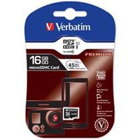 Verbatim Micro SDHC geheugenkaart 16GB