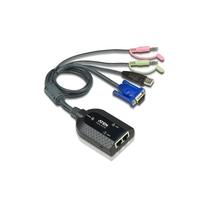 ATEN KVM Adapter [2x Klinkenstecker 2.5 mm, SPHD-15-Stecker, USB 1.1 Stecker A - 2x RJ45-Buchse] 0.0