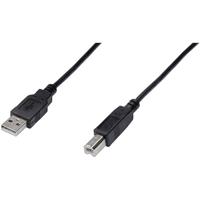 DIGITUS USB 2.0 Kabel, USB-A - USB-B Stecker, 1,0 m