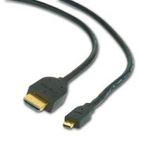 Cablexpert HDMI male naar Micro D-male zwarte kabel, 4.5 meter