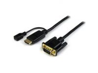 StarTech.com 3m aktives HDMI auf VGA Konverter Kabel - HDMI zu VGA Adapter