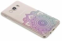 Multicolor mandala design TPU hoesje voor de Samsung Galaxy J7 (2016)
