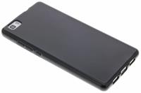 Zwarte gel case voor de Huawei P8 Lite
