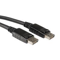 Roline DisplayPort Anschlusskabel 2.00m Geschirmt Schwarz [1x DisplayPort Stecker - 1x DisplayPort S