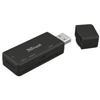 Trust Nanga USB 3.1 Geheugenkaartlezer - Zwart