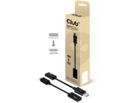 Club3D DisplayPort Adapter [1x DisplayPort Stecker - 1x HDMI-Buchse] Schwarz Ultra HD (4k) HDMI