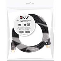 Club3D HDMI Anschlusskabel [1x HDMI-Stecker - 1x HDMI-Stecker] 10.00m Schwarz