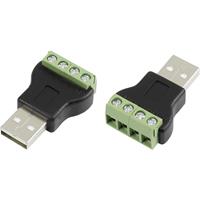 Trucomponents Stekker, recht LT-USB4M USB-stekker type A TRU COMPONENTS 1 stuks