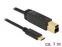 Delock USB 3.1 G2 (10 Gbps) Type-C > Typ-B 1m