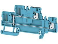 Weidmüller Doppelstock-Schutzleiterklemme APGTB 1.5 2T VL 4C/2 BL Blau 50St.