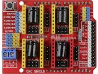 Joy-it CNC Controllerboard inkl. 4x A4988 Motortreiber Motordriver Geschikt voor (Arduino boards): Arduino UNO