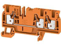 Weidmüller Durchgangsklemme A3C 4 OR Orange 50St.