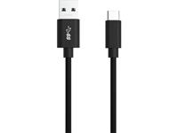 ANSMANN Daten- & Ladekabel, USB-A - USB-C, 1.200 mm, schwarz