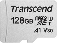 Transcend Premium 300S microSDXC-kaart 128 GB Class 10, UHS-I, UHS-Class 3, v30 Video Speed Class incl. SD-adapter
