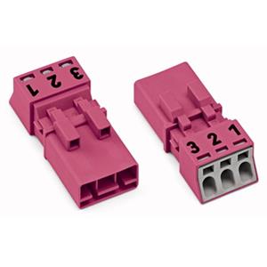 WAGO 890-273 Netstekker WINSTA MINI Stekker, recht Totaal aantal polen: 3 16 A Lichtgroen 50 stuk(s)