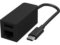 Microsoft »Surface USB-C zu Ethernet + USB« Netzwerk-Adapter USB Typ C zu RJ-45 (Ethernet), USB Typ A, 16 cm