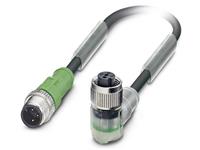 phoenixcontact Sensor-/Aktor-Steckverbinder, konfektioniert M12 Stecker, gerade, Buchse, ge