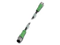 phoenixcontact Sensor-/Aktor-Steckverbinder, konfektioniert M12 Stecker, gerade, Buchse, ge