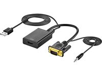 speakaprofessional AV Adapter [VGA, Klinke - HDMI] 1920 x 1080 Pixel SP-VK/HD