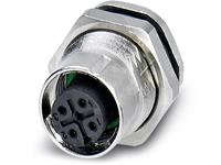 phoenixcontact Phoenix Contact 1553462 Sensor/actuator steekconnector M12 Aantal polen: 4 Bus, inbouw 20 stuk(s)