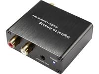 Speakaprofessional Audio Converter [Toslink, Digitale cinch - Cinch, Jackplug] Unidirectioneel (uni) SpeaKa Professional SP-DAC-TK/CK