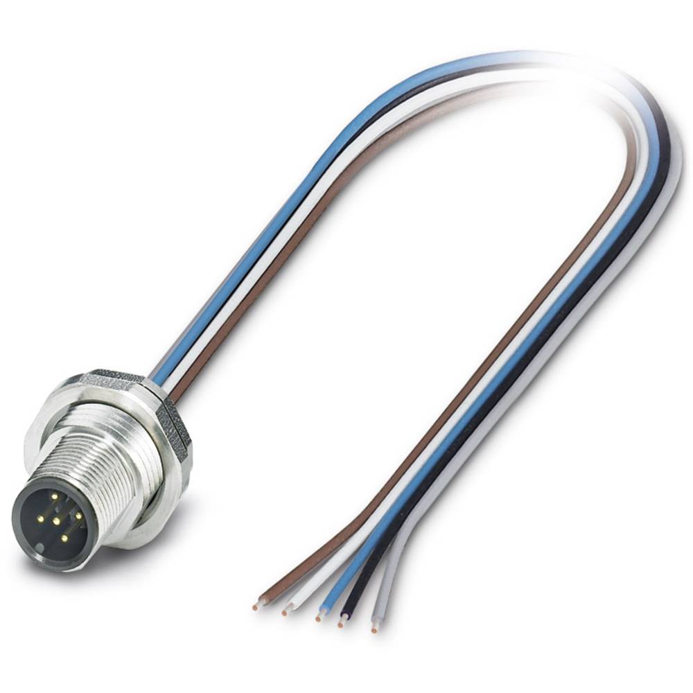 phoenixcontact Phoenix Contact 1520026 Sensor/actuator steekconnector M12 Aantal polen: 5 Stekker, inbouw 0.50 m 1 stuk(s)