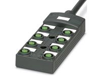 Phoenix Contact - Passieve sensor/actorbox M12-verdeler met kunstof schroefdraad SACB-8/16-L-10,0PUR SCO P 1452738  1 stuks