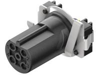 Weidmüller Sensor-/Aktor-Einbausteckverbinder M12 Stecker, Einbau vertikal Polzahl: 4 25