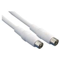 Technetix aansluitkabel wit haaks IEC 1.5 meter