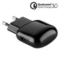 Goobay USB thuislader QC3.0 - 2A Zwart
