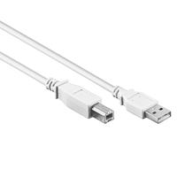 Pro USB 2.0 A/B - Weiß - 1m