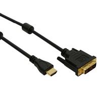 LogiLink HDMI / DVI Anschlusskabel [1x HDMI-Stecker - 1x DVI-Stecker 18+1pol.] 2.00m Schwarz