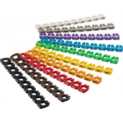 Pro Cable marker clips Digits 0-9 for cable diameterup to 6 mm