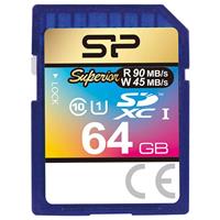 Silicon Power Superior SDXC geheugenkaart - 64GB - 