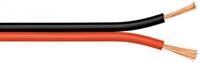 Goobay Lautsprecher-Kabel rot/schwarz CCA<br>10 m Rolle, Kabeldurchmesser 2 x