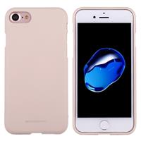 huismerk MERCURY GOOSPERY zacht gevoel voor iPhone 8 & 7 vloeibare staat TPU Drop-proof beschermende terug dekken softcase (abrikoos)