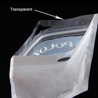 10 stuks PULUZ 33 x 23,5 cm Hang gat duidelijk Front (wit) Pearl Jewelry Zip Lock verpakking Bag(Afmeting: XL)