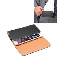 iPhone 6 & 6S vertikaal Crazy Horse structuur PU leren Heuptasje Flip Hoesje met riemclip