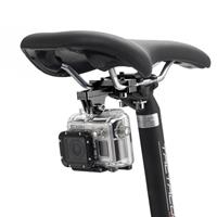 PULUZ Aluminium Alloy Bike Seat Cushion Mount for GoPro HERO6 /5 /5 Session /4 Session /4 /3+ /3 /2 /1 Xiaoyi and Other Action Cameras(Black)