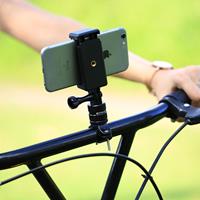 PULUZ Selfie Sticks Tripod Mount Adapter telefoon klem voor GoPro HERO5 sessie /5 /4 sessie /4 /3+/3 /2 /1 Xiaoyi Sport Camera
